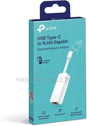 USB-C to Ethernet Adapter, Gigabit Type C to Rj45 Wired Network
