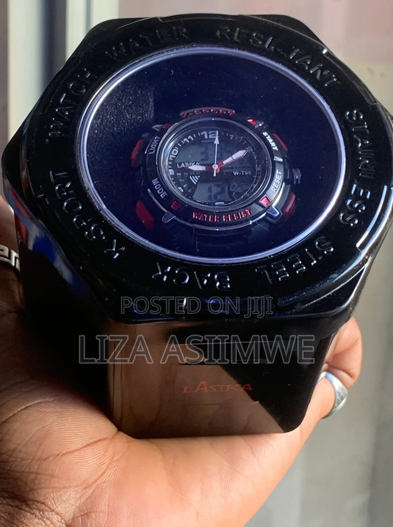 K-Sport Digital and Analog Kids Watches With a Small Red and Black