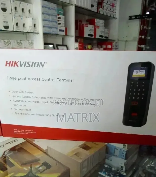 Fingerprint Time and Attendance and Access Control Terminal