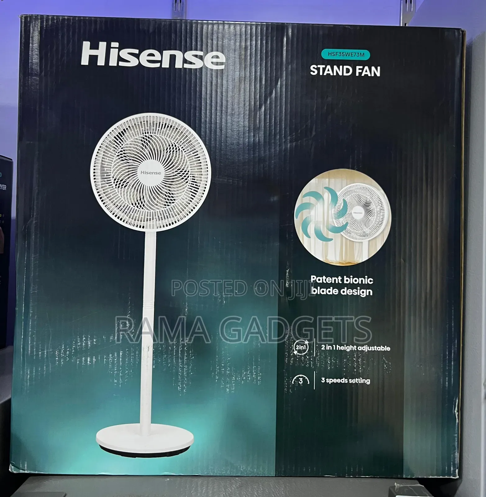 Hisense Hsf35we73m Stand Fan,