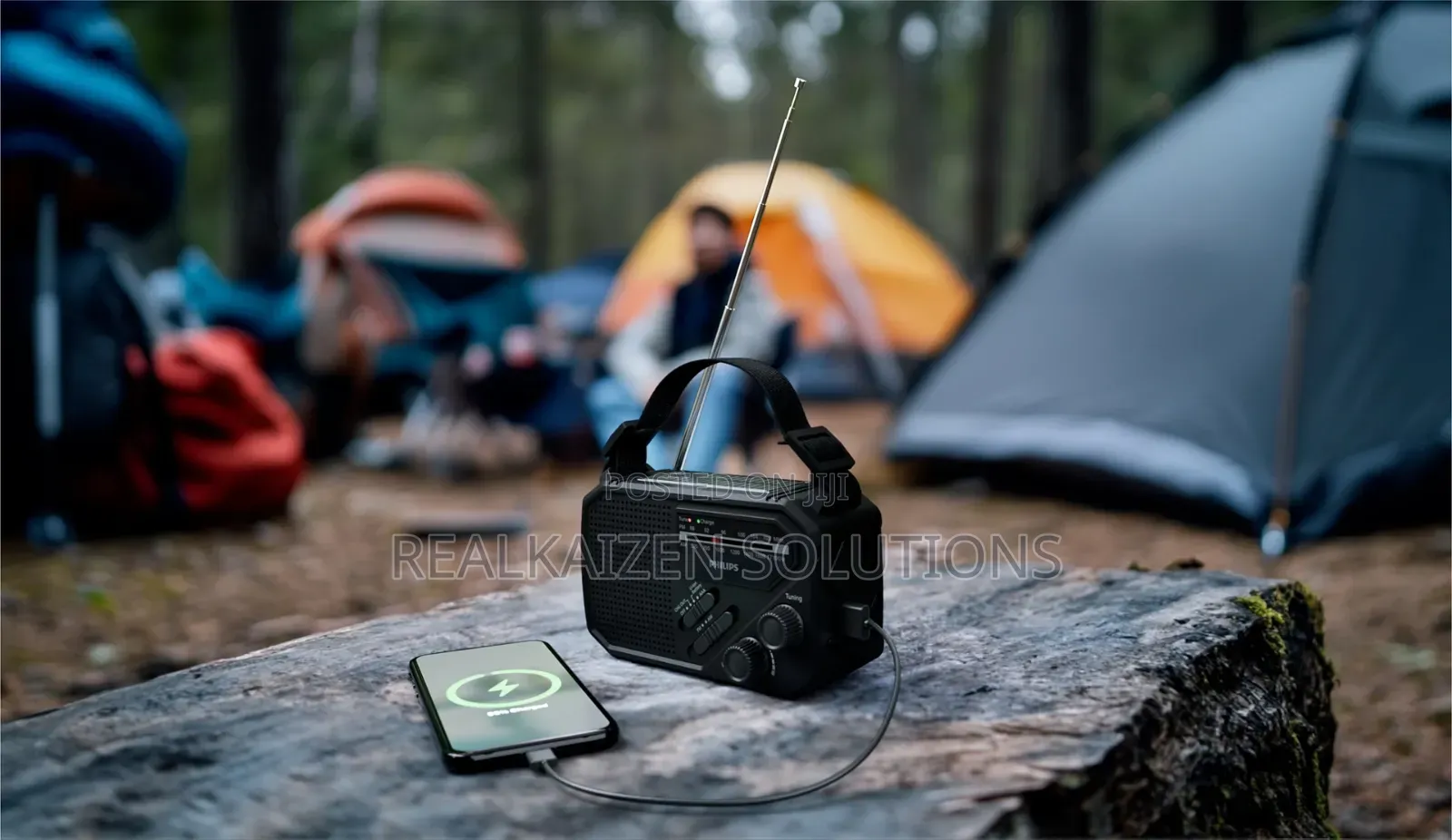 Philips Rechargeable, Solar Powered | Hand Cracked Portable Radio