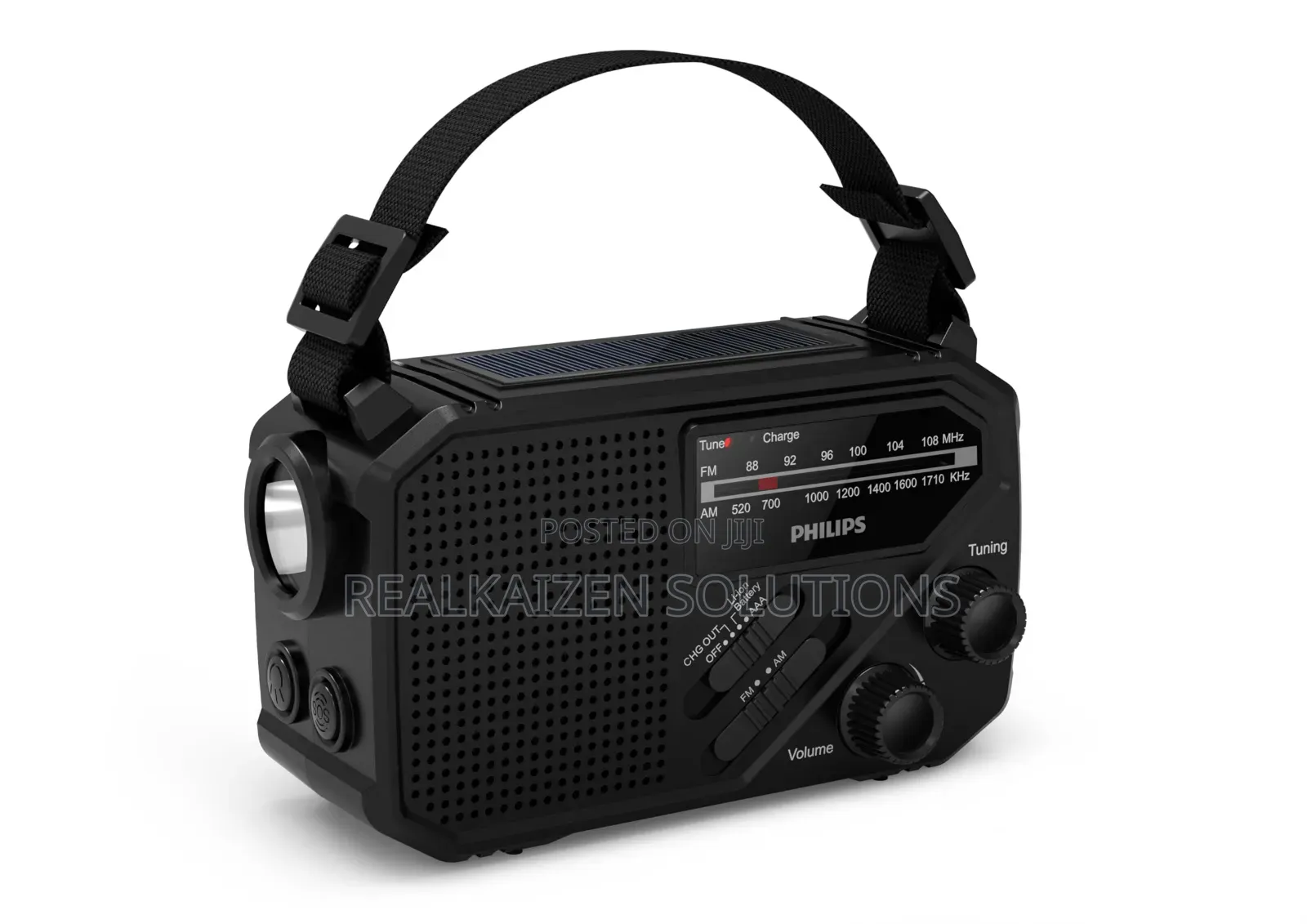 Philips Rechargeable, Solar Powered | Hand Cracked Portable Radio