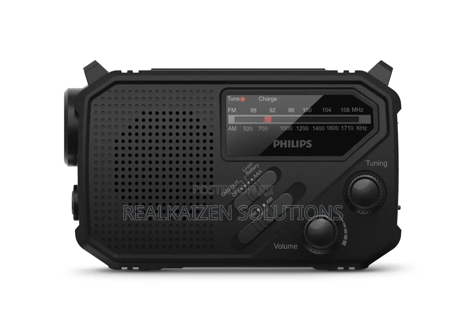 Philips Rechargeable, Solar Powered | Hand Cracked Portable Radio