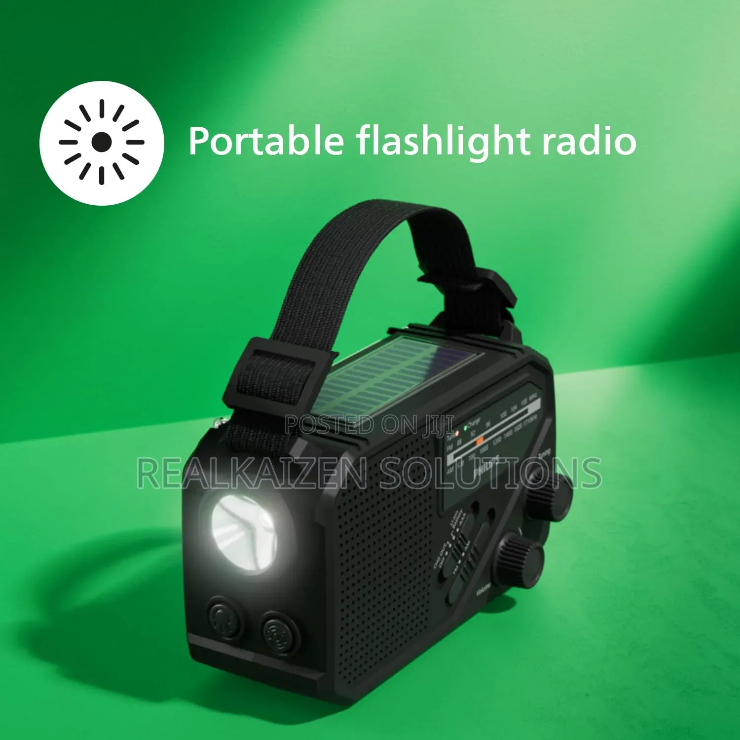 Philips Rechargeable, Solar Powered | Hand Cracked Portable Radio