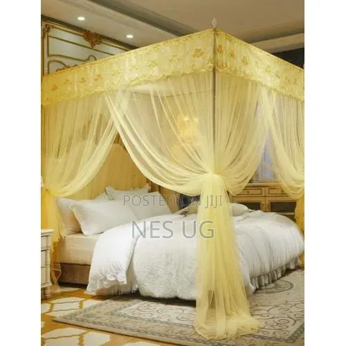 4 Stand Mosquito Net 4*6 / 5*6 / 6*6 - Cream