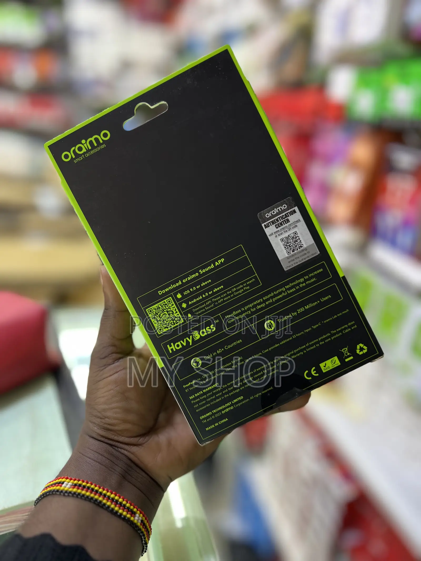 Oraimo Earbuds With Heavy Bass - New Stock Ear Pods Available