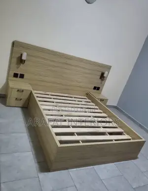 Contemporary Wooden Queen Bed