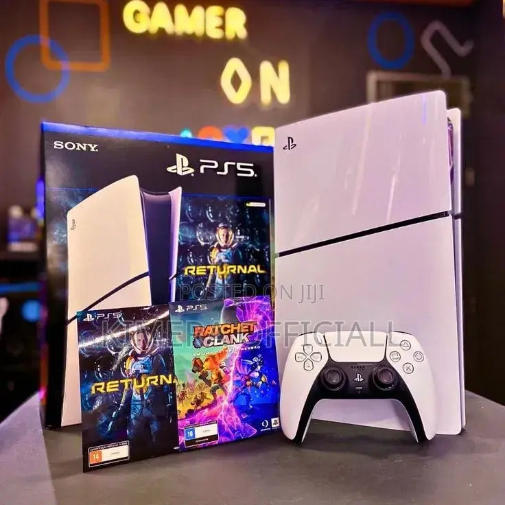 Brand New Playstation 5 Slim Digital Console: Pure Gaming, No Discs