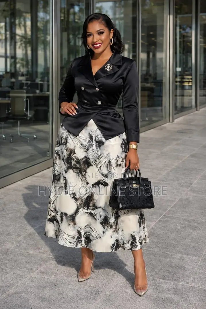 Classic Office Skirt Two Piece