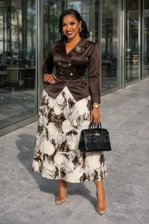 Classic Office Skirt Two Piece