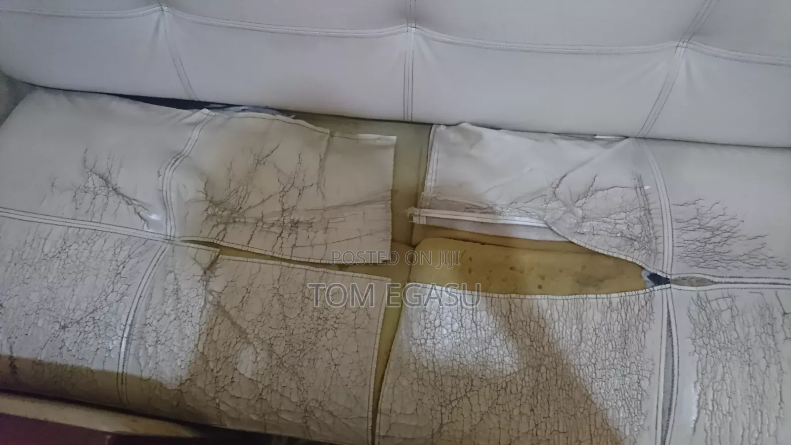 Used Imported Leather Sofa Set Chairs