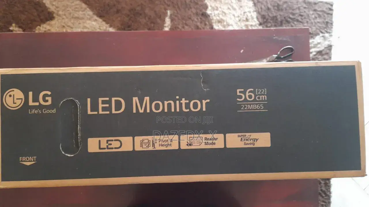 Lg Led 22mb65 Monitor 60hz Hd 56cm/22 Inches