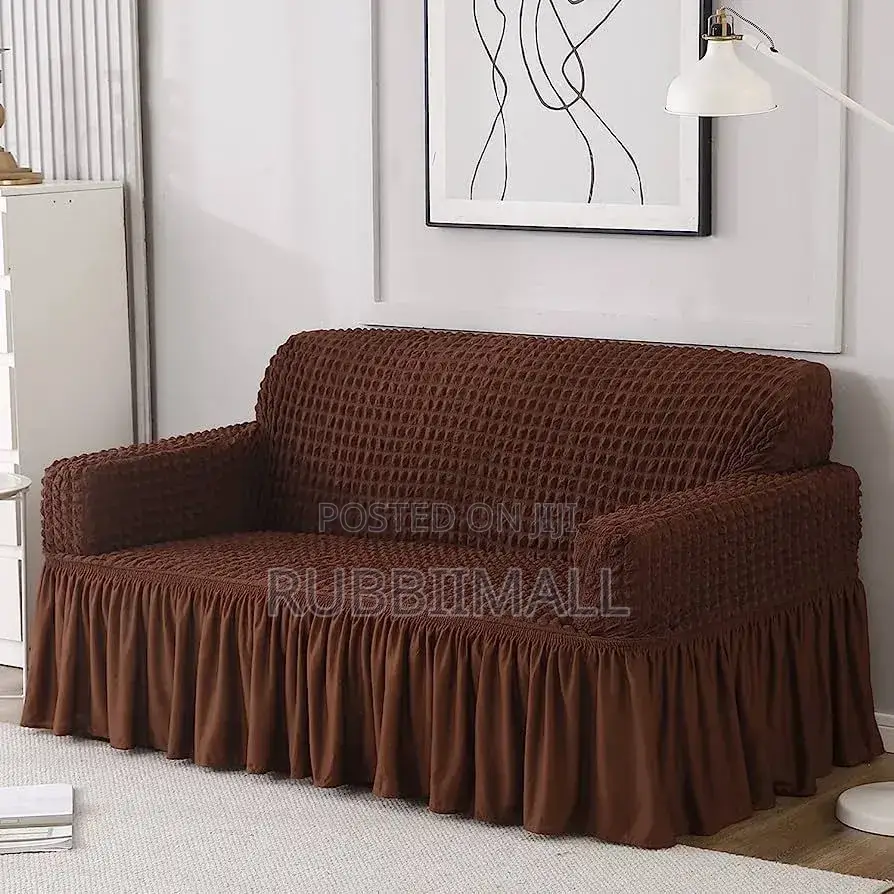 Sofa Covers 3 Seater (Brown)