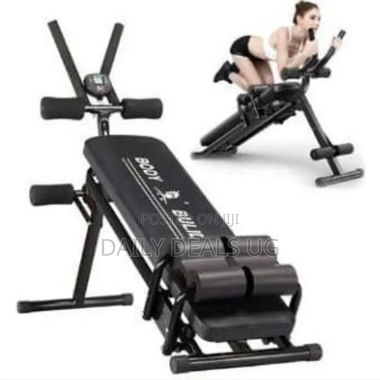 Foldable Commax Adjustable Abdominal and Sit-Up Exercise Bench