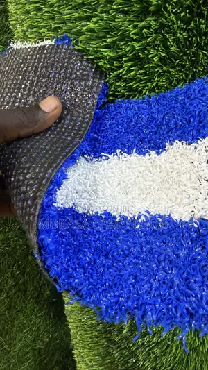 Modern Blue Grass Carpet for Homes and Offices