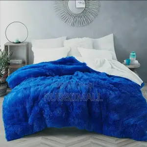 Faux / Fluffy Duvet 6pcs ~ Blue