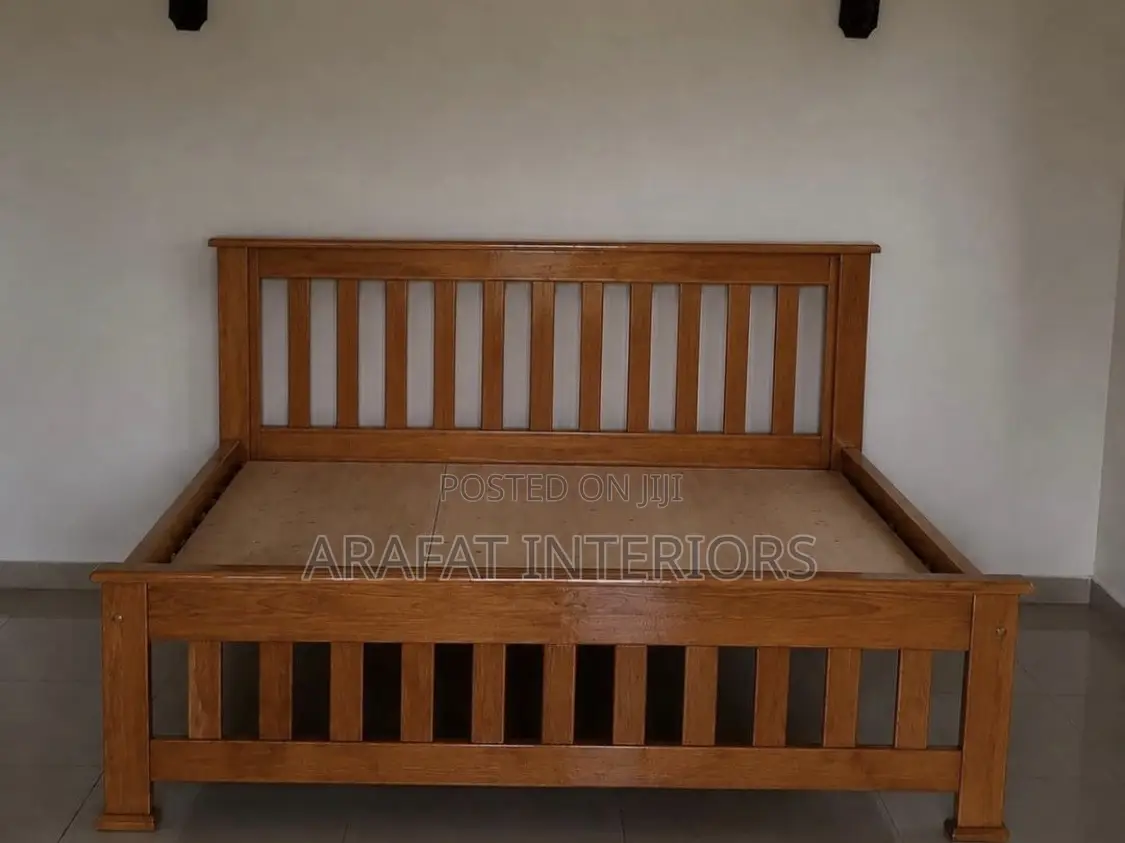 5by6 Beautiful Solid Wood Bed Frame in Excellent