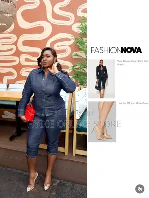 Jean Short Two Piece