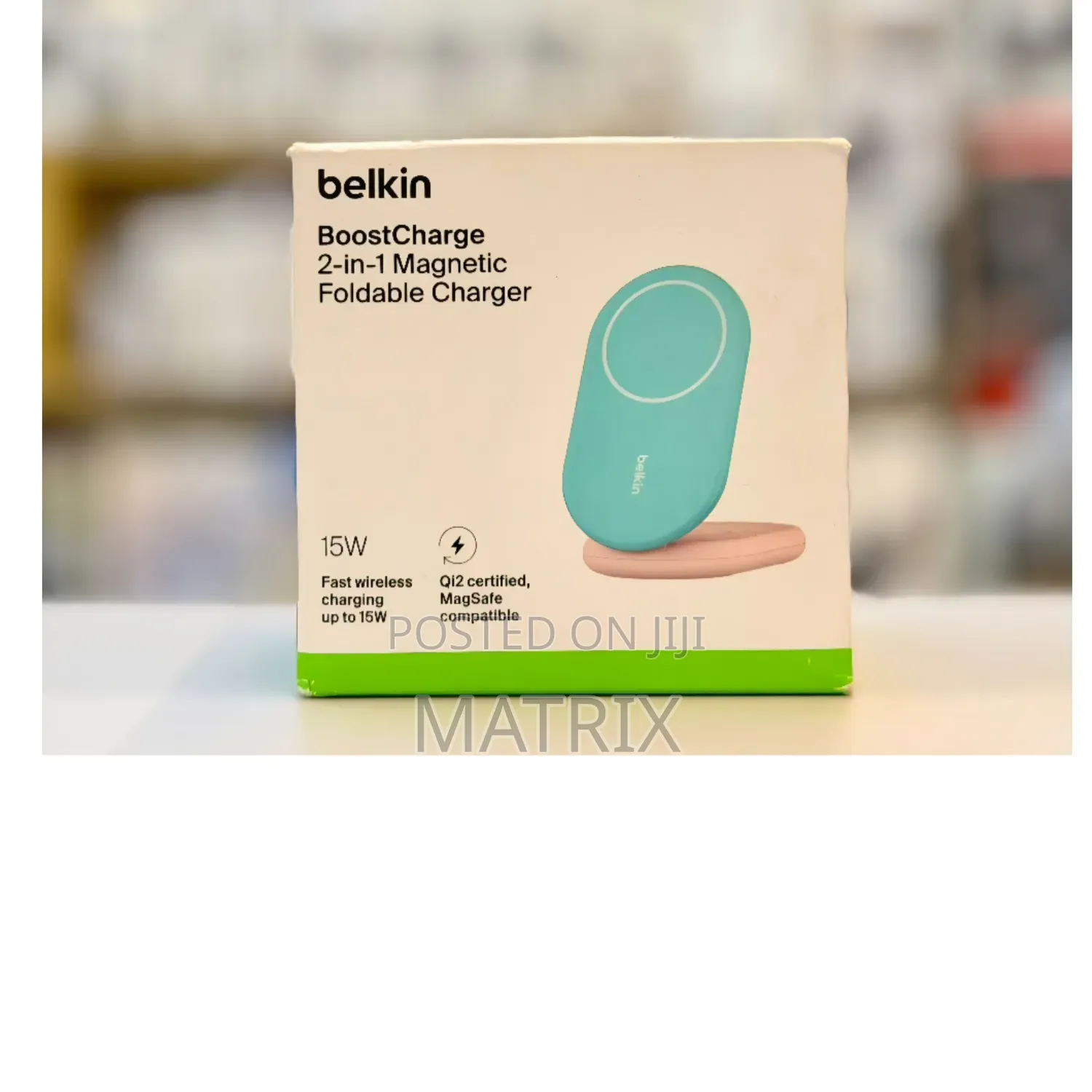 Belkin Boost Charge 15w 2in1 Magnetic Folding Wireless Qi2 Charging