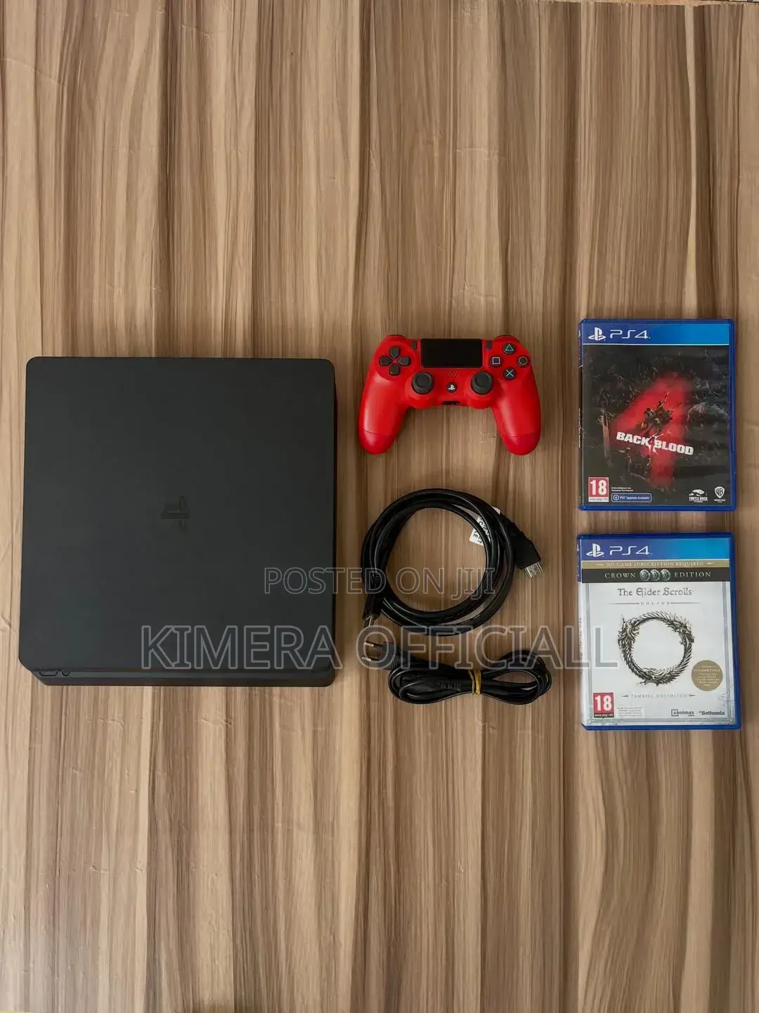 Playstation 4 Slim. Ps4 Slim With 2 Original Controllers and 12 Games.