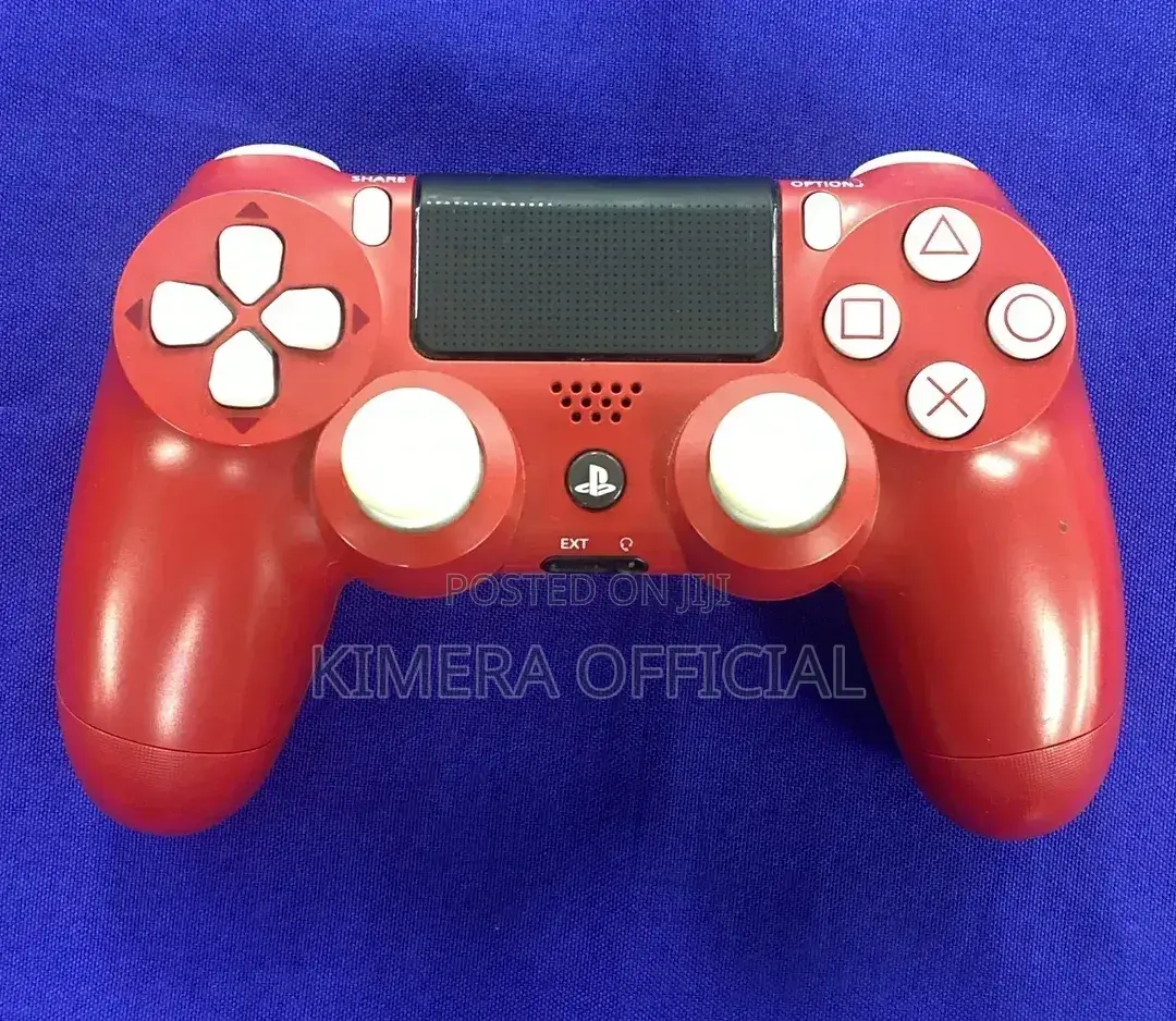 Original Playstation 4 Red Controller. Original Is Uk Used.