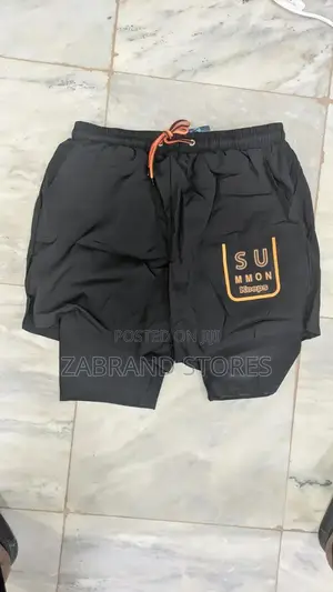 2 in 1 Elastic Swimming Trunk/ Short