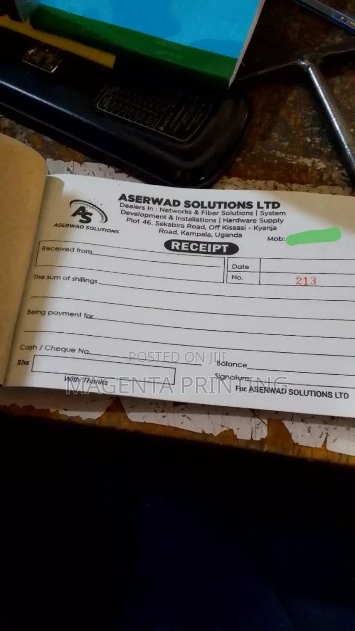 Small Cash Sale Or Reciept Books