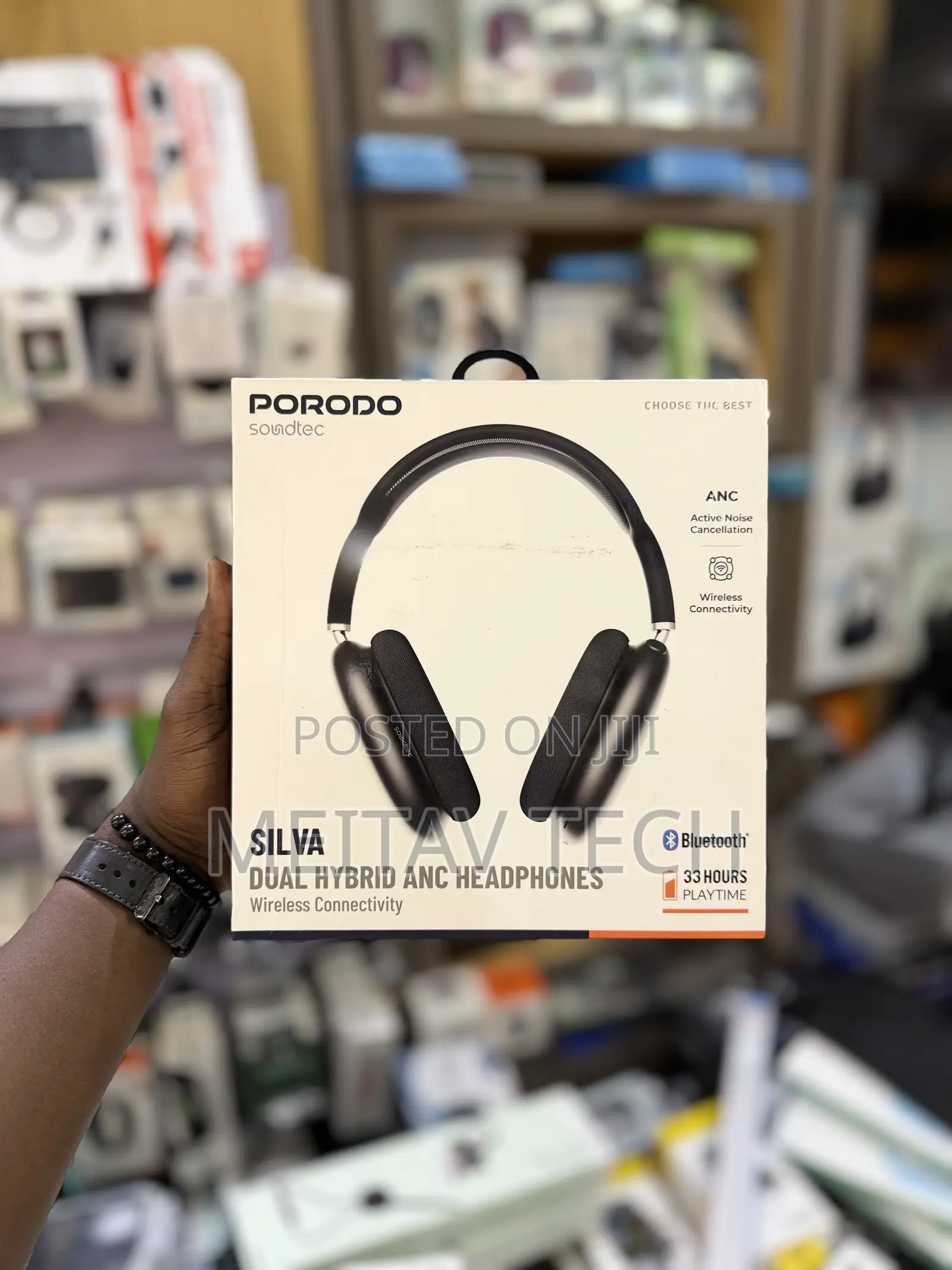 Porodo Silva Dual Hybrid Anc Headphones
