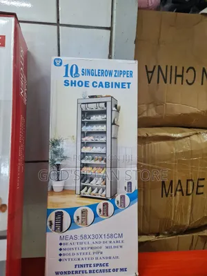 10 Layers Single Row Zipper Shoe Cabinet/Shoes Rack
