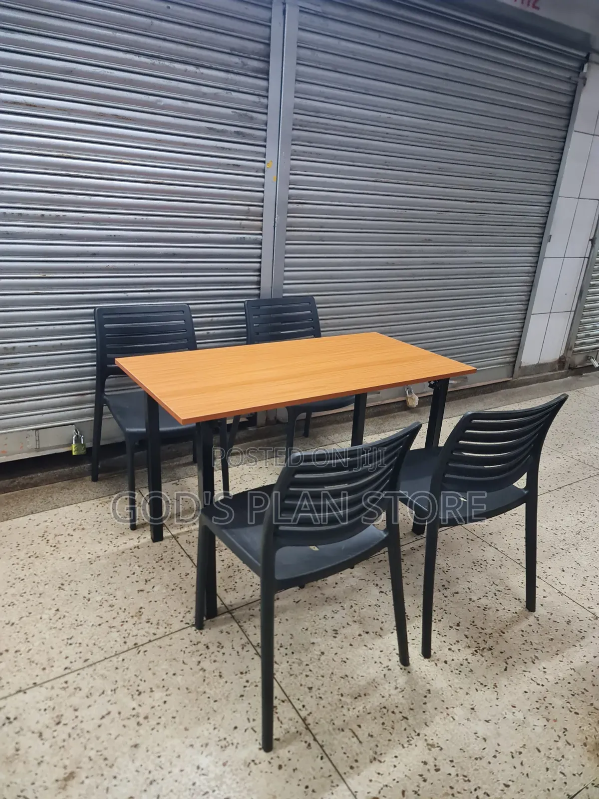 Living Room/Dining/Coffee Wooden Foldable Dining Table and Chairs