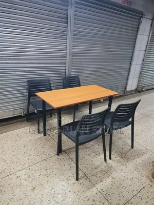 Living Room/Dining/Coffee Wooden Foldable Dining Table and Chairs