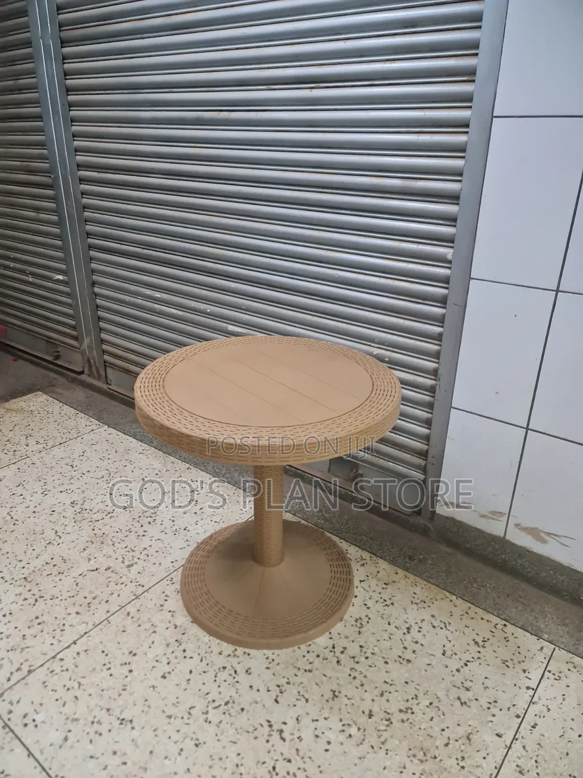 Star Rattan Plastic Round Table Plastic Table