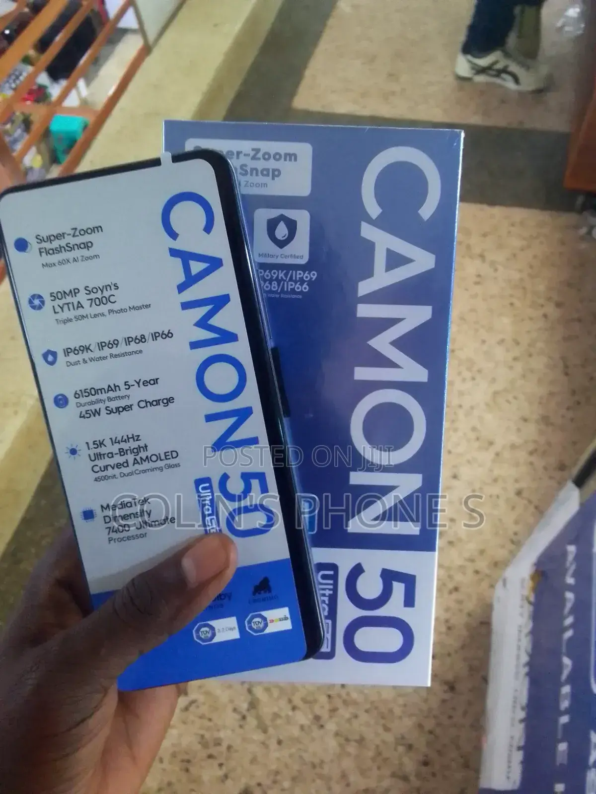 New Tecno Camon 50 Ultra 256 GB Green