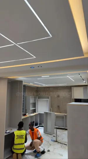 Gypsum Ceiling Work Done Kisasi