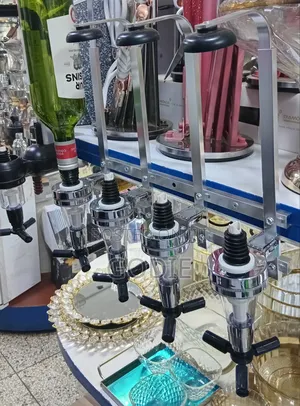 4-Bottle Wall-Mounted Liquor Dispenser