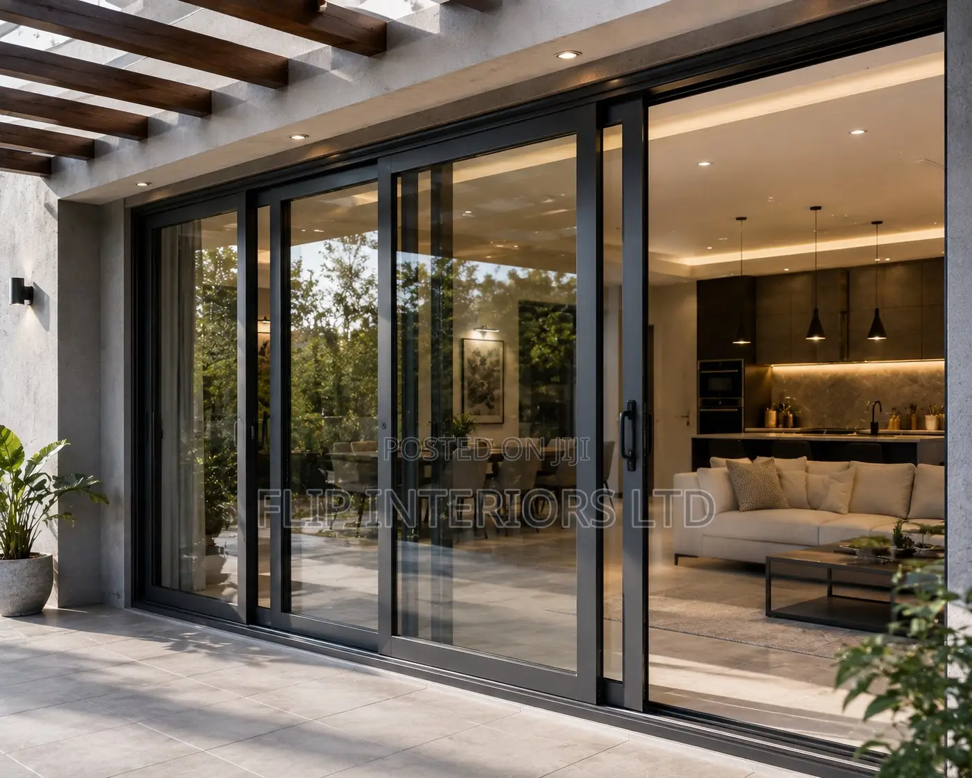 Premium Aluminum Sliding Door Design Installation