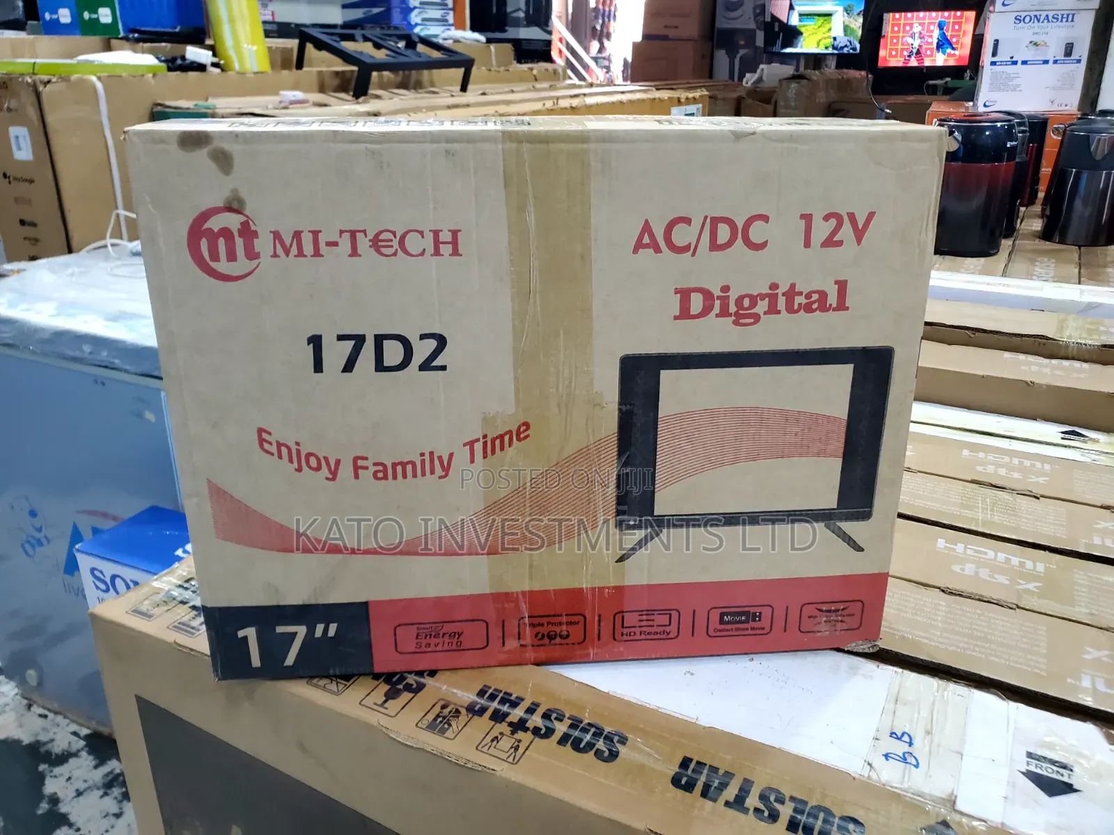 Double Glas Tv 17 Inches With Free to Air