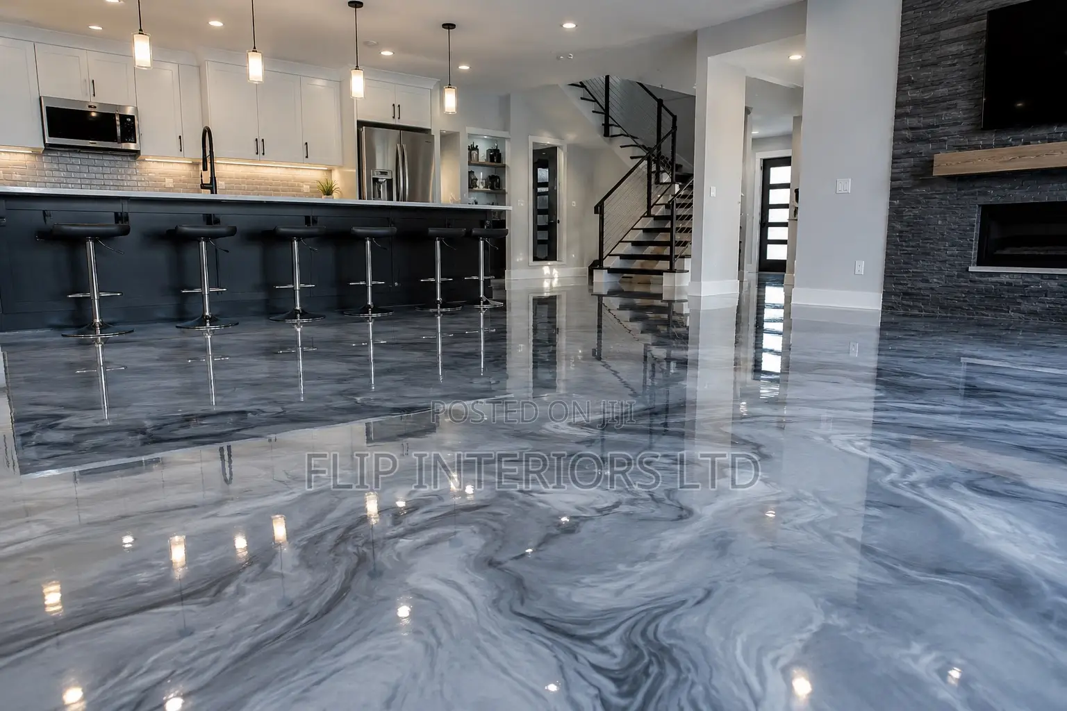 Modern Epoxy Floor Installation – Seamless, Stylish Built to Last