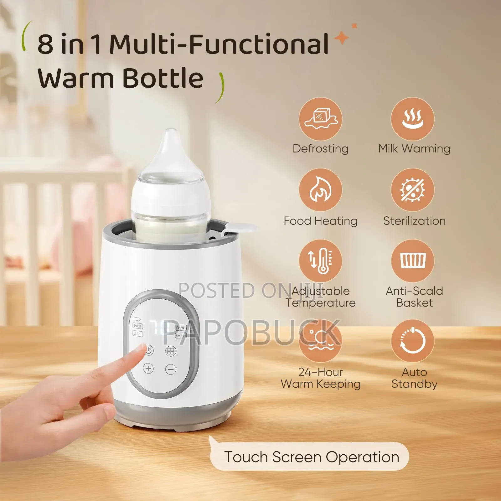 8-in-1 Baby Bottle Warmer