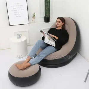 Inflatable Lounge Chair With Footstool