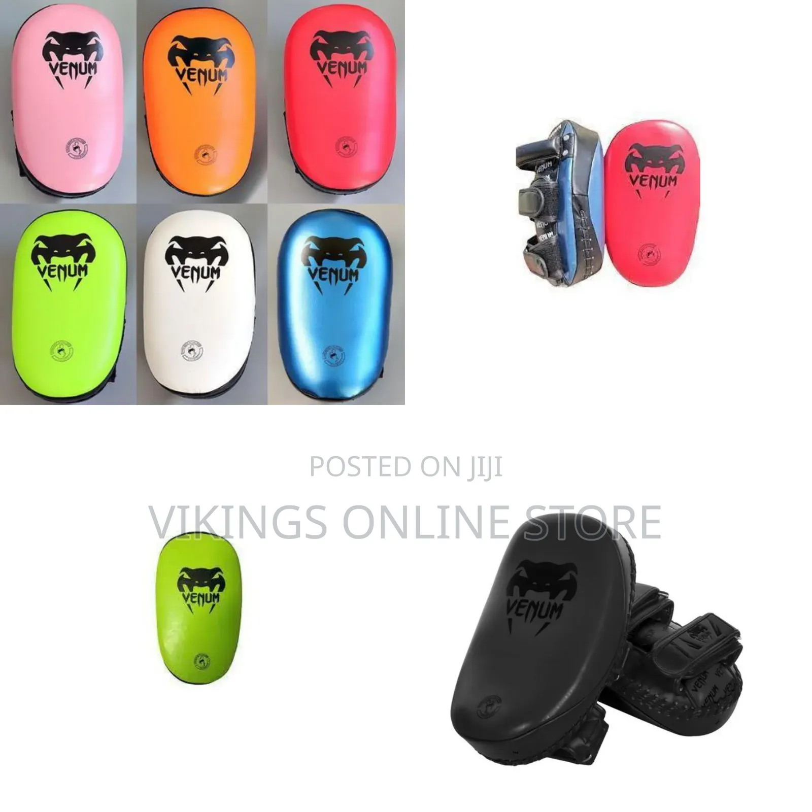 Venum Skintex Leather Light Kick Pad Pair - High Quality