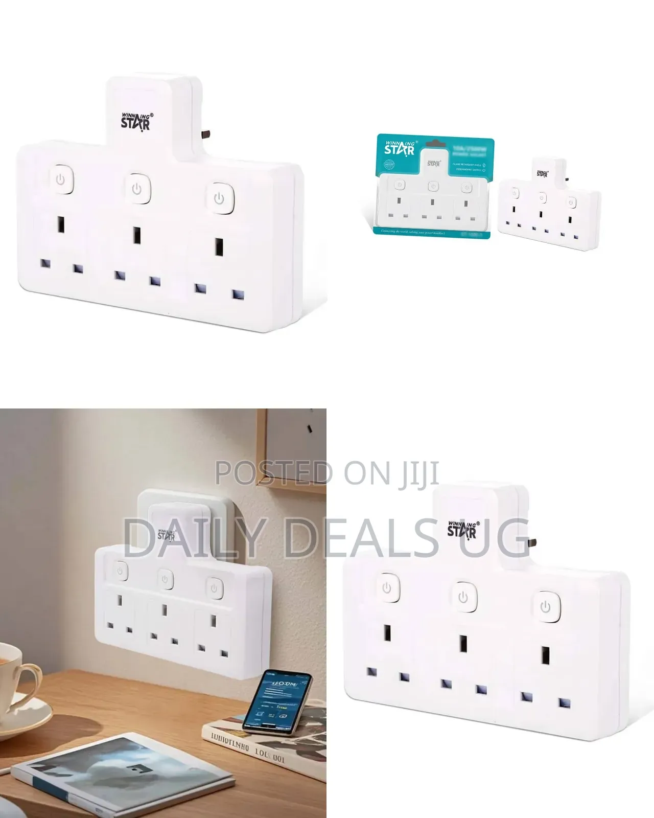 Winning Star Uk Plug Extension