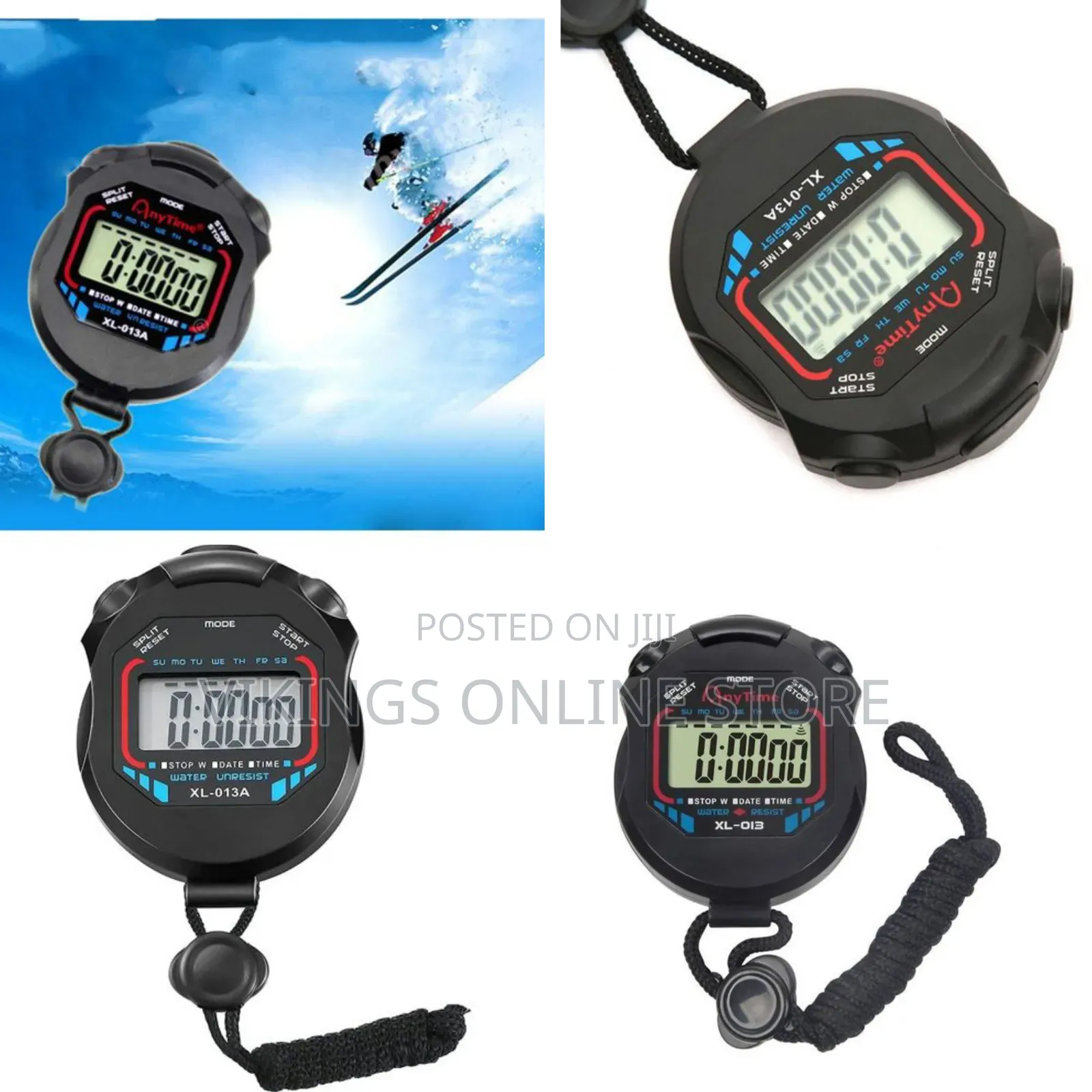 Digital Stopwatch Timer Portable Match Sports Stopwatches Exercise