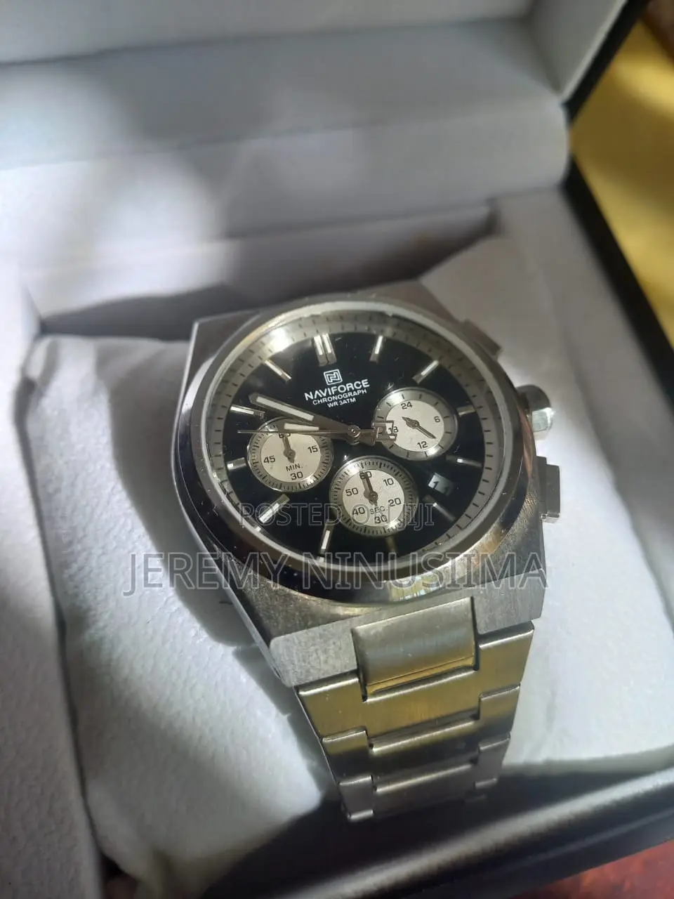 Original Naviforce 8048g Quartz Watch(Silver)