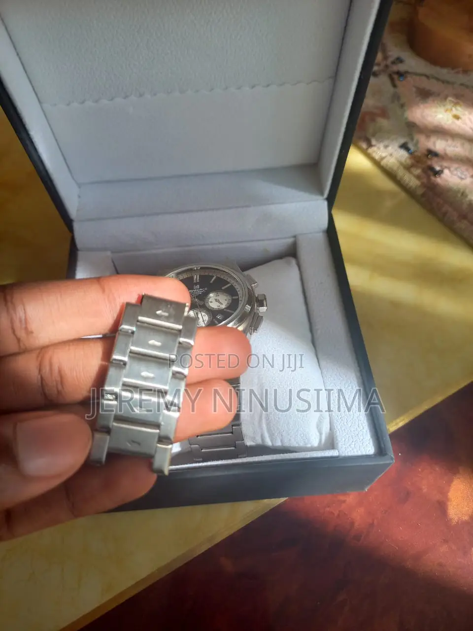Original Naviforce 8048g Quartz Watch(Silver)