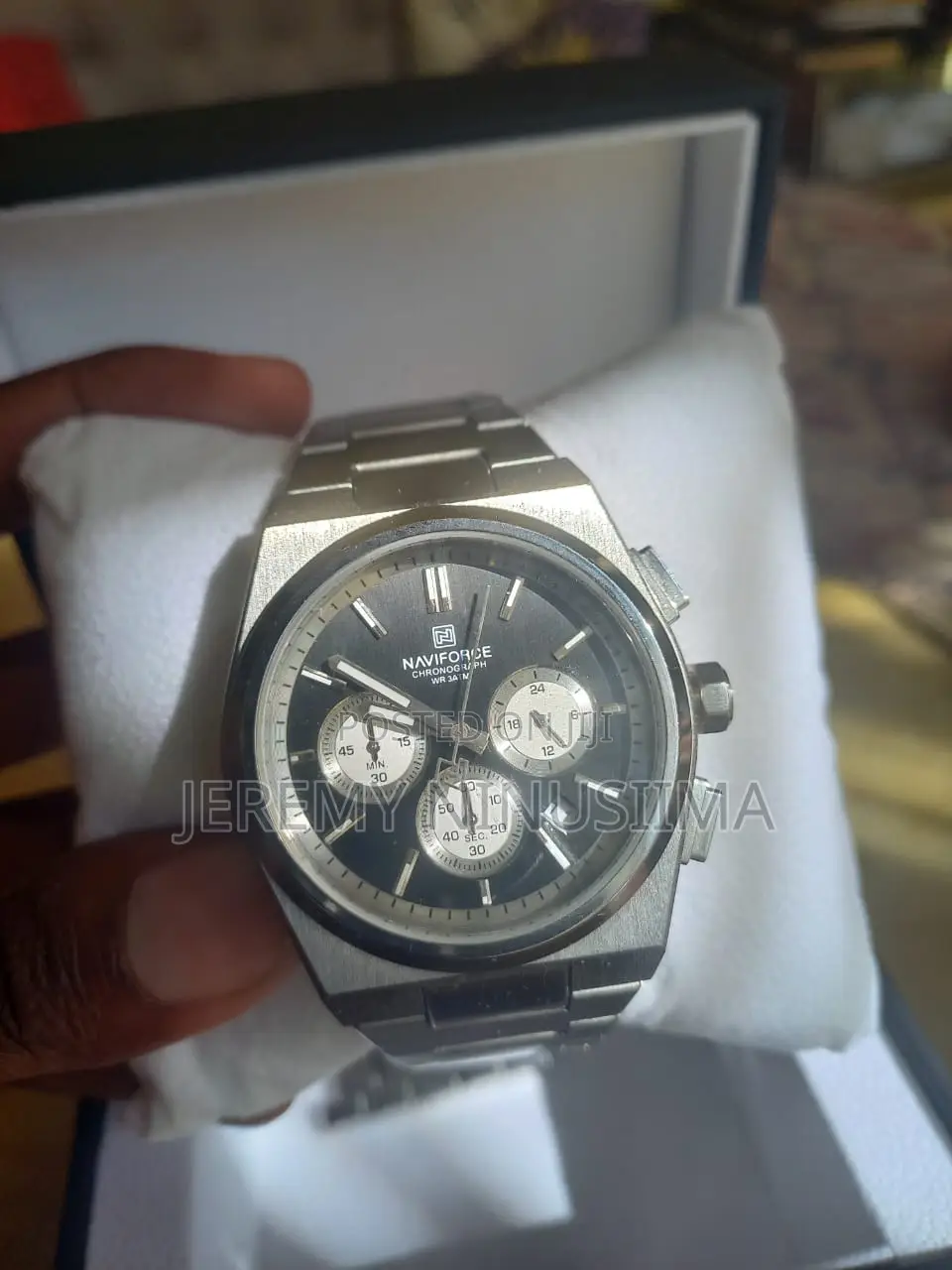 Original Naviforce 8048g Quartz Watch(Silver)