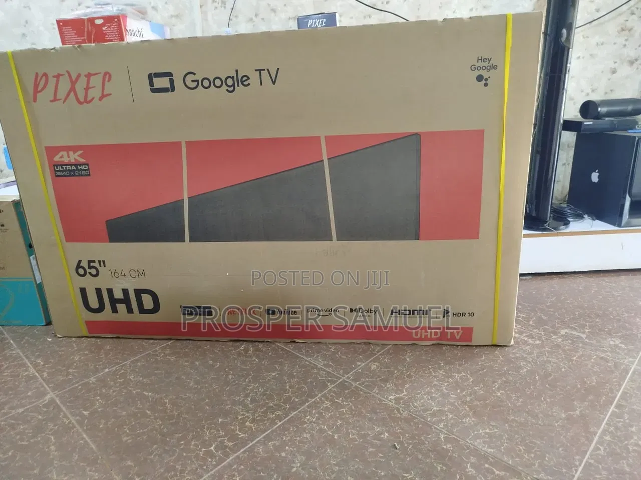 Brand New Pixel 65 Inches Frameless Smart With Inbuilt Decoder