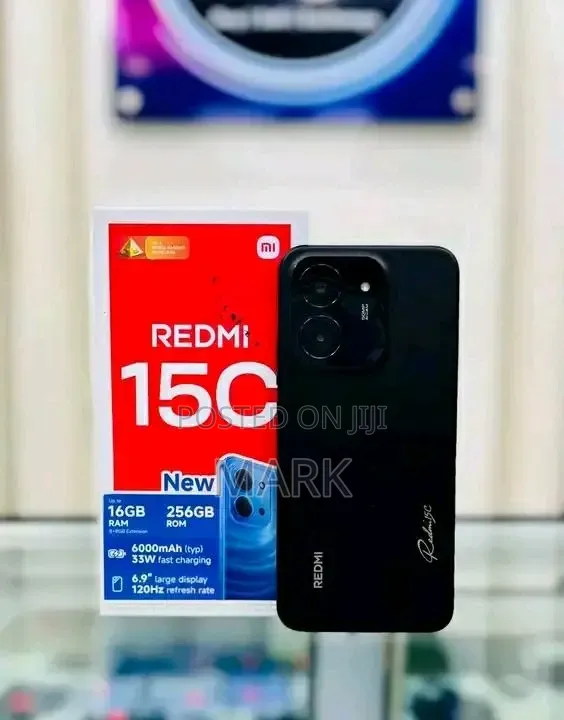 New Xiaomi Redmi 15C 4G 256 GB Black