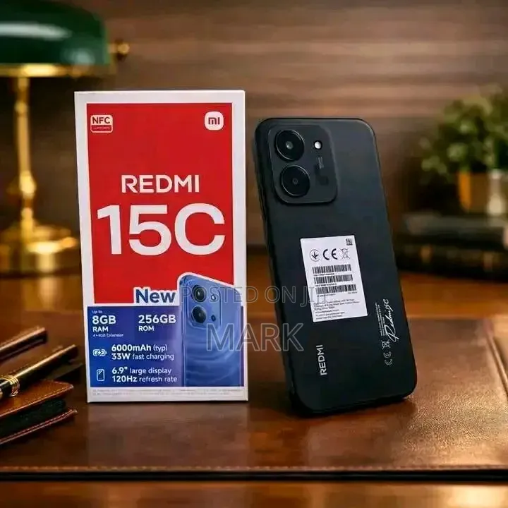 New Xiaomi Redmi 15C 4G 256 GB Black
