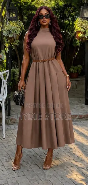 Girls Sleeveless Cotton Long Dress